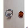 Modeschmuck Ring Größe 54​​​​​​​ - ein Bernsteinstück