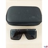 Damenretrosonnenbrille der Marke Channel GS21-09 - schwarz - getragen