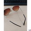Sonnenbrille Unisex der Marke Ray Ban Pilotenstyle - gold/braun - getragen