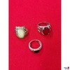 3 diverse Modeschmuck Herrenringe - diverse Herrengrößen