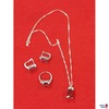 1 Damen-Set 925 Silber punziert
