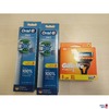 Packung Rasierklingen der Marke Gilette Fusion 5 u.a.