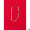 Armband unedel Figaromuster vergoldet