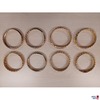 8 Stück Armreifen Goldfarben Modeschmuck Durchmesser 70 mm