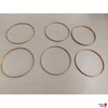 6 Armreifen 585 ‰ Gelbgold punziert