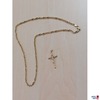 Halskette 585 ‰ Gelbgold amtspunziert Länge 45 cm