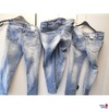 3 Jeanshosen von hinten