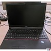 aufgeklapptes Notebook