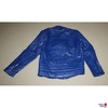 Lederjacke Blau