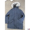 Jacke blau mit Fell