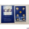 6 Medaillie "70 Jahre Frieden" Silber