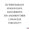Startgebot bereits abgegeben