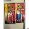 2 Zahlenschlösser Burg Wächter Combi Lock 40mm