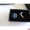 2 Manschettenknöpfe Cartier Silber