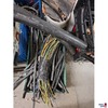 großer Posten Kupferkabel und Kupferstücke
