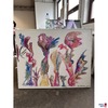 Bild ohne Titel 80x100 cm Gouache auf Leinwand
