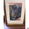 Bild ohne Titel 20x14 cm Buntstift auf Papier gerahmt