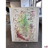 Bild ohne Titel 100x80 cm Papier auf Leinwand