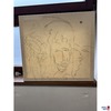 Bild ohne Titel 66x72 cm Kohle auf Leinwand