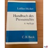 Handbuch des Presserechts 4.