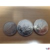 3x Silbermünzen