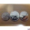 3x Silbermünzen