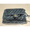 Vintage Chanel Lederrucksack Lackleder schwarz