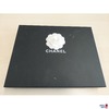 Chanel Schminktasche weinrot - geprägtes Rosenmuster
