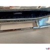 Vintage Fendi Lackleder Clutch silber - Metallgriff