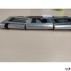 Vintage Fendi Lackleder Clutch silber - Metallgriff