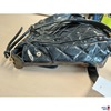 Vintage Chanel Lederrucksack Lackleder schwarz
