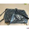 Vintage Chanel Lederrucksack Lackleder schwarz