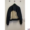 Stoffjacke mit Lederimitat