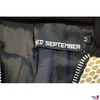Stoffjacke mit Lederimitat