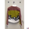 Lamfelljacke mit Ledermix gearbeitet