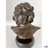 Bronze auf Marmor "Beethoven" - Rückansicht
