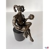 Bronze auf Marmor "Teufel"