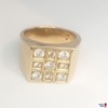 Herrenring in 585er Gold mit ca. 1,24 Carat Diamanten