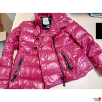 Damenjacke der Marke Moncler - Daim Down Burgundy Gr&period; 4