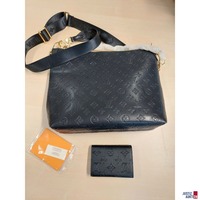 Handtasche der Marke Louis Vuitton - Coussin HOBO Textiltrageriemen und kleine Geldb&ouml;rse leichte Tragespuren vorhanden