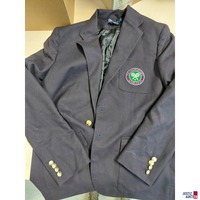 Herrenblazer der Marke Ralph Lauren Wollstoff&comma; Farbe blau&comma; Gr&period; 14 getragen