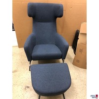 Polsterstuhl inkl. Hocker