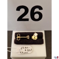 goldene Ohrstecker