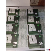 8 Gutscheine je ein Wert von EUR 20&comma;--