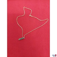 Halskette 14 Karat Amtspunziert Länge 45 cm