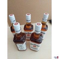 5 Flaschen Jim Beam Kentucky Straight Bourbon Whiskey 40 &percnt; 0&comma;7l
