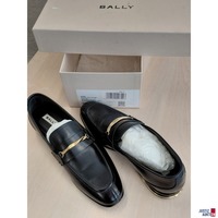 Slipper Bally Genos Black Calf Plain Gr&ouml;&szlig;e EU 8