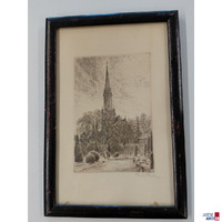Bild - Park bei einer Kirche