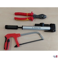 Seitenschneider LUX - Fahrradpumpe X-FACT - Metalls&auml;ge