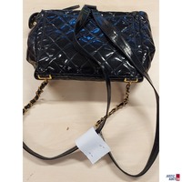 Vintage Chanel Lederrucksack&nbsp;Lackleder schwarz